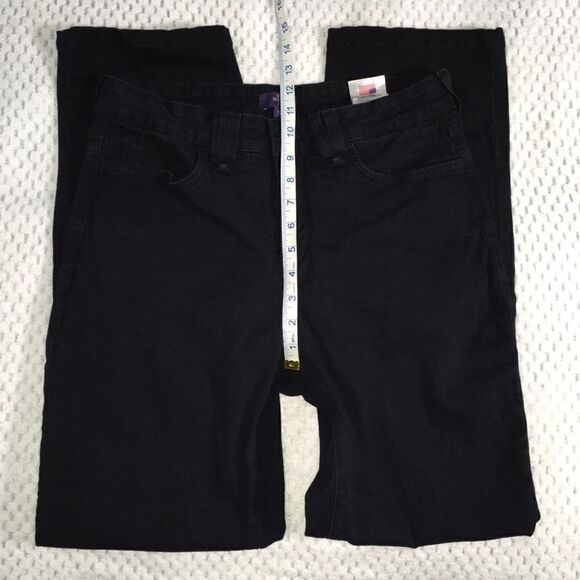 NYDJ Jeans Straight Size 12 Black - Picture 7 of 10